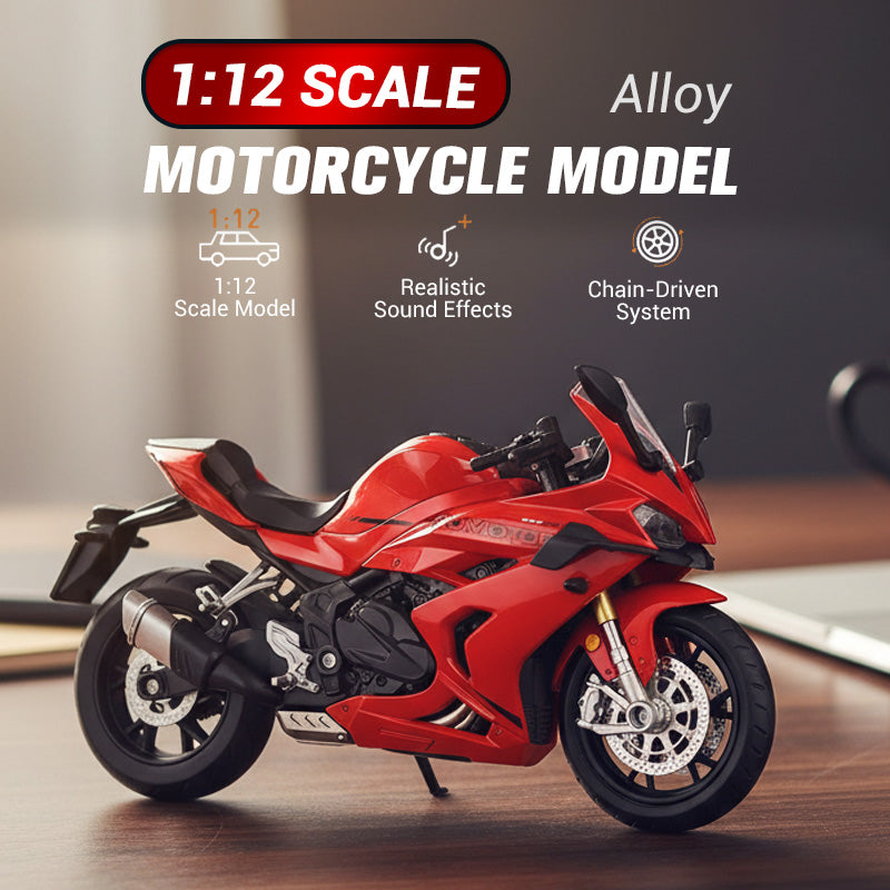 🔥Akciós ajánlatok - 1:12 méretarányú motorkerékpár-modell
