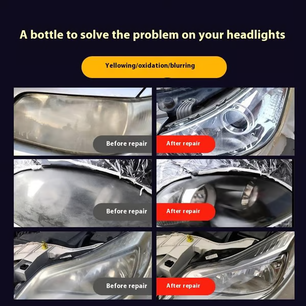 🚘💡 Autóipari fényszóró helyreállítási folyadékkészlet