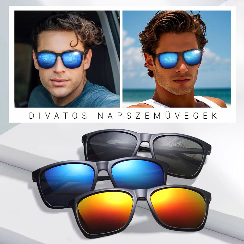 👓 Férfi Divatos Könnyű Napszemüveg