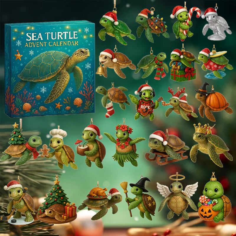 🌊🐢 Tengeri teknős adventi naptár 2025