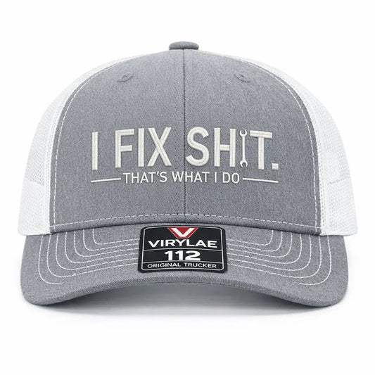 kamionos és szerelő sapka – I Fix Shit Trucker Sapka