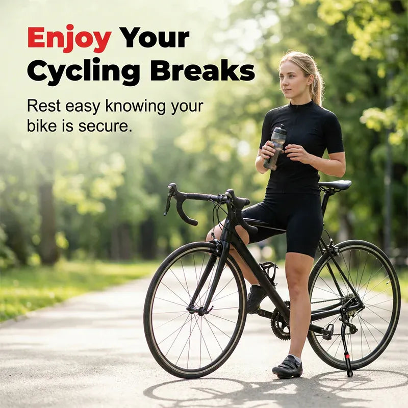 ⏰Universal Adjustable Aluminum Alloy Bicycle Side Kickstand