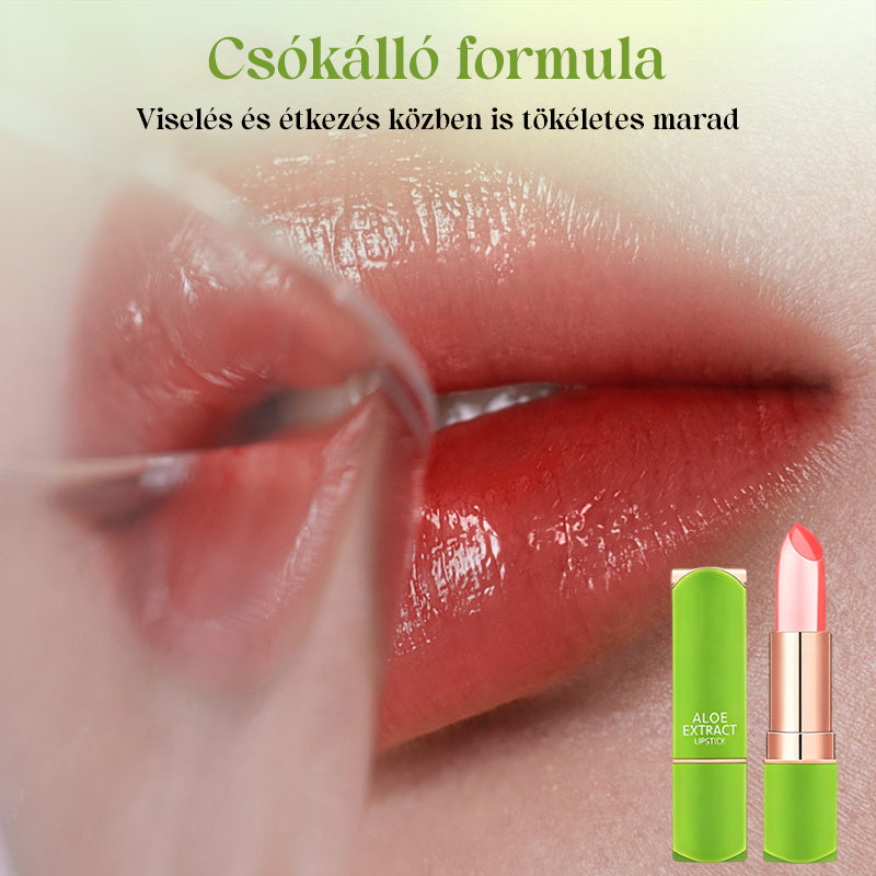 Aloe vera tartalmú, színt váltó hidratáló rúzs
