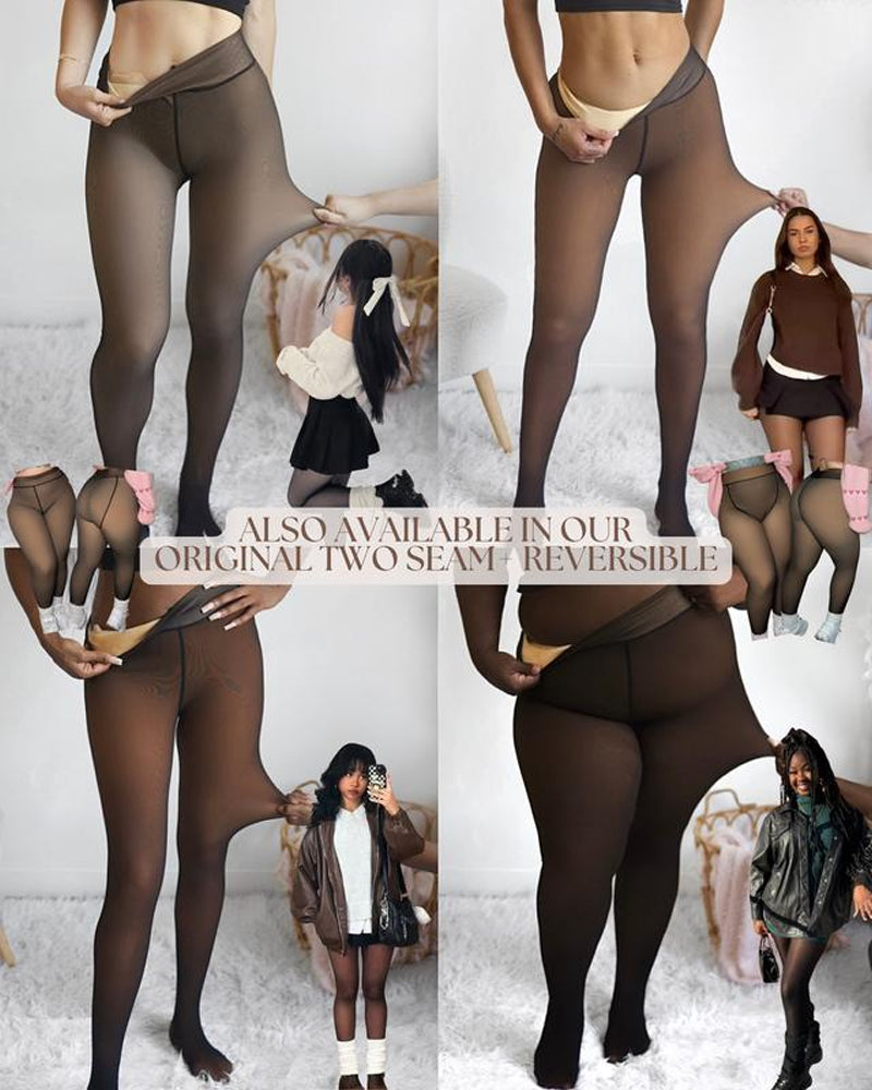 ❄️ Hőszigetelt leggings egyetlen varrással – meleg és karcsúsított sziluett ✨