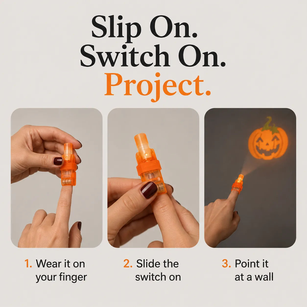 🎃36 db-os Halloween ujjfény-projektor - Mini mintaprojektor