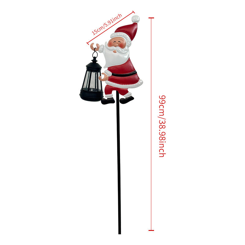🎅 Mikulás napelemes lámpa - Varázslatos fény tölti be kertedet ünnepi ragyogással. ✨