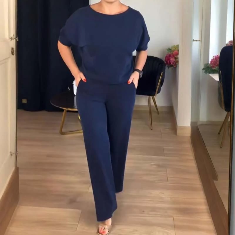 ⏳Különleges, korlátozott ideig érvényes ajánlat⏰Elegáns, 3 részes szett, amely hosszú kardigánt, felsőt és nadrágot tartalmaz💞