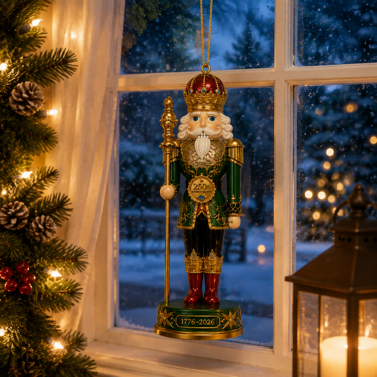 2026 America 250th Anniversary Nutcracker King Christmas Ornament – Commemorative Keepsake