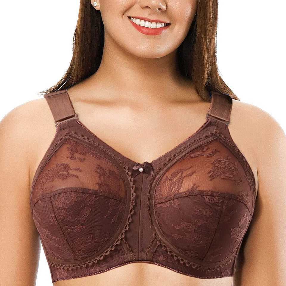 💖Triumph® 4 db-os csomag ✨Átlátszó melltartó habszivacs nélkül nagy mellekre