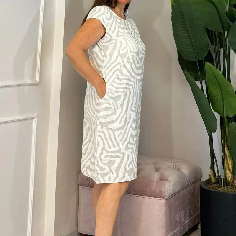 🎁2025-ös Bohém Vintage Mintás Lezser Ruhák👗