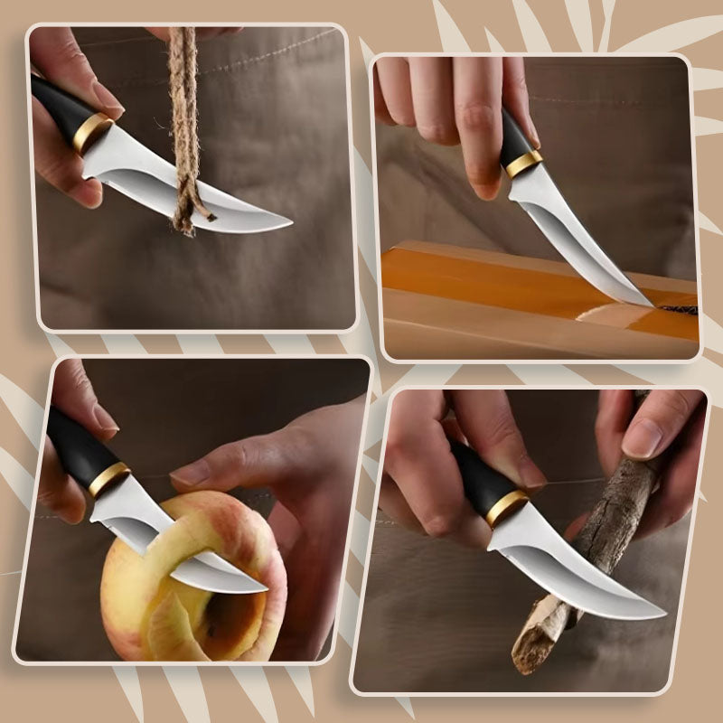 🔥🔪Többfunkciós, hordozható gyümölcsgyűjtő és gyümölcskés