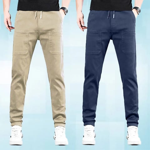 👖🔥 MultiPants – Extra Rugalmas & Strapabíró Sokzsebes Férfi Cargo Nadrág | Maximális Kényelem