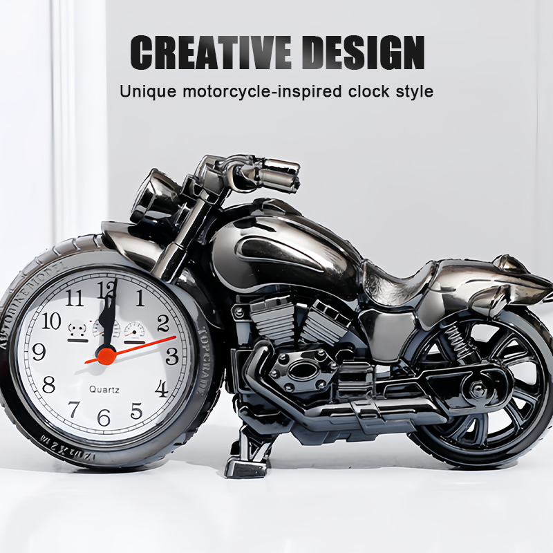 ⏰ Kreatív motorkerékpár ébresztőóra 🏍️🎁