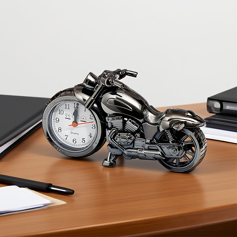 ⏰ Kreatív motorkerékpár ébresztőóra 🏍️🎁
