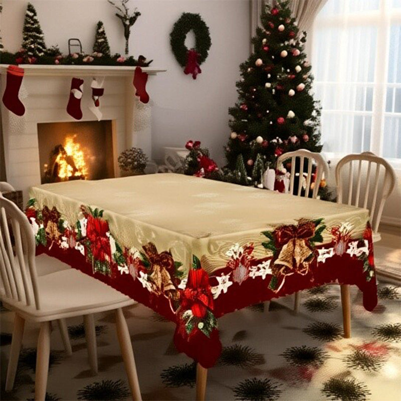 🦌Vidám, klasszikus karácsonyi asztalterítő🎄🎁