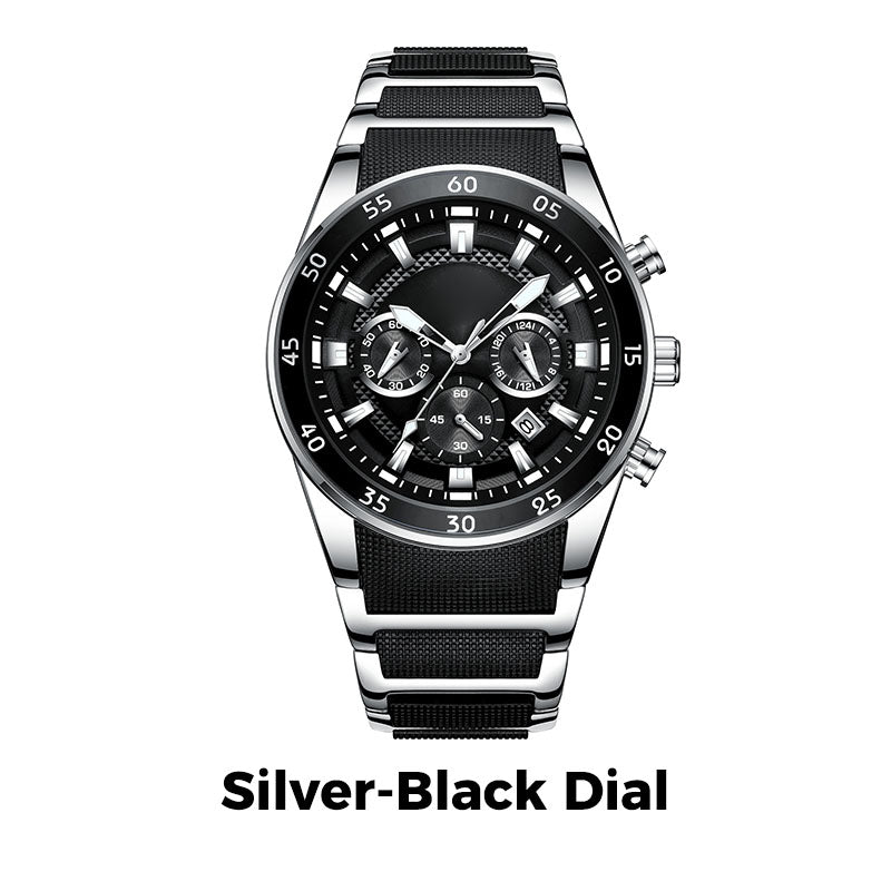 🎁 Férfi vízálló multifunkcionális kvarcóra⌚