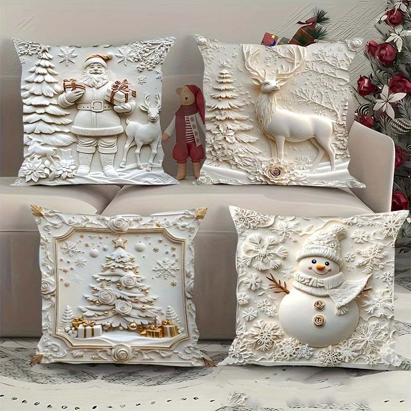 🎄Elegáns karácsonyi párnahuzatok