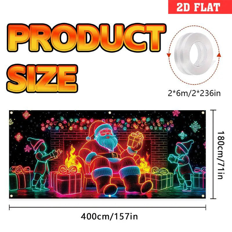 🎄Ünnepi akció - 40% kedvezmény! Ünnepi garázskapu banner