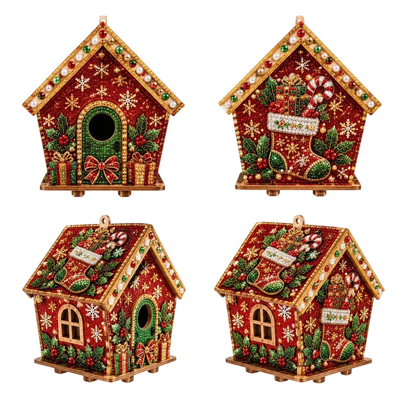 👨‍👩‍👧‍👦50% kedvezmény🎄 3D gyöngyös karácsonyi díszkészlet✨