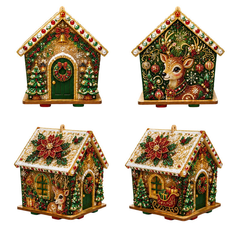👨‍👩‍👧‍👦50% kedvezmény🎄 3D gyöngyös karácsonyi díszkészlet✨